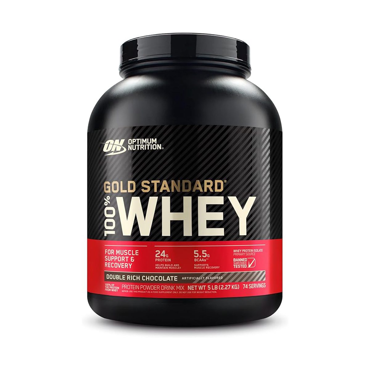 Optimum-Nutrition-Gold-Standard-100%-Whey-Protein-Powder پروتئین وی گلد استاندارد اپتیموم نوتریشن