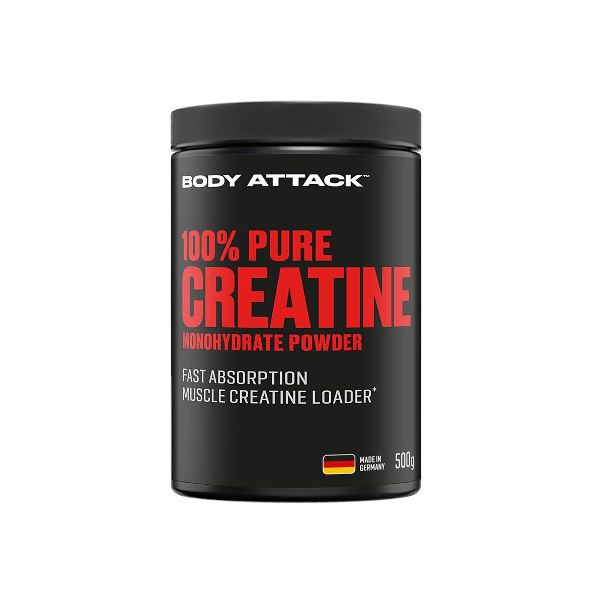 Body-Attack-100%-Pure-Creatine-500g کراتین بادی اتک ۵۰۰ گرم