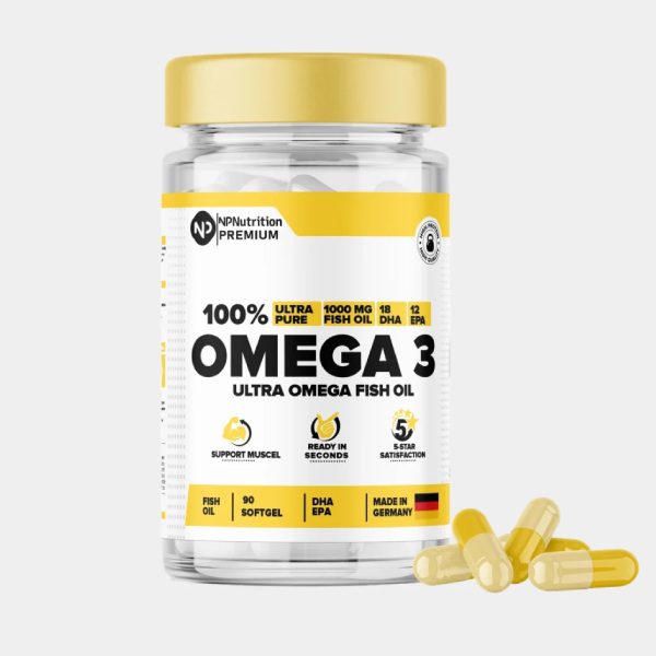 NP Nutrition Omega-3 90Softgels مگا ۳ NP نوتریشن